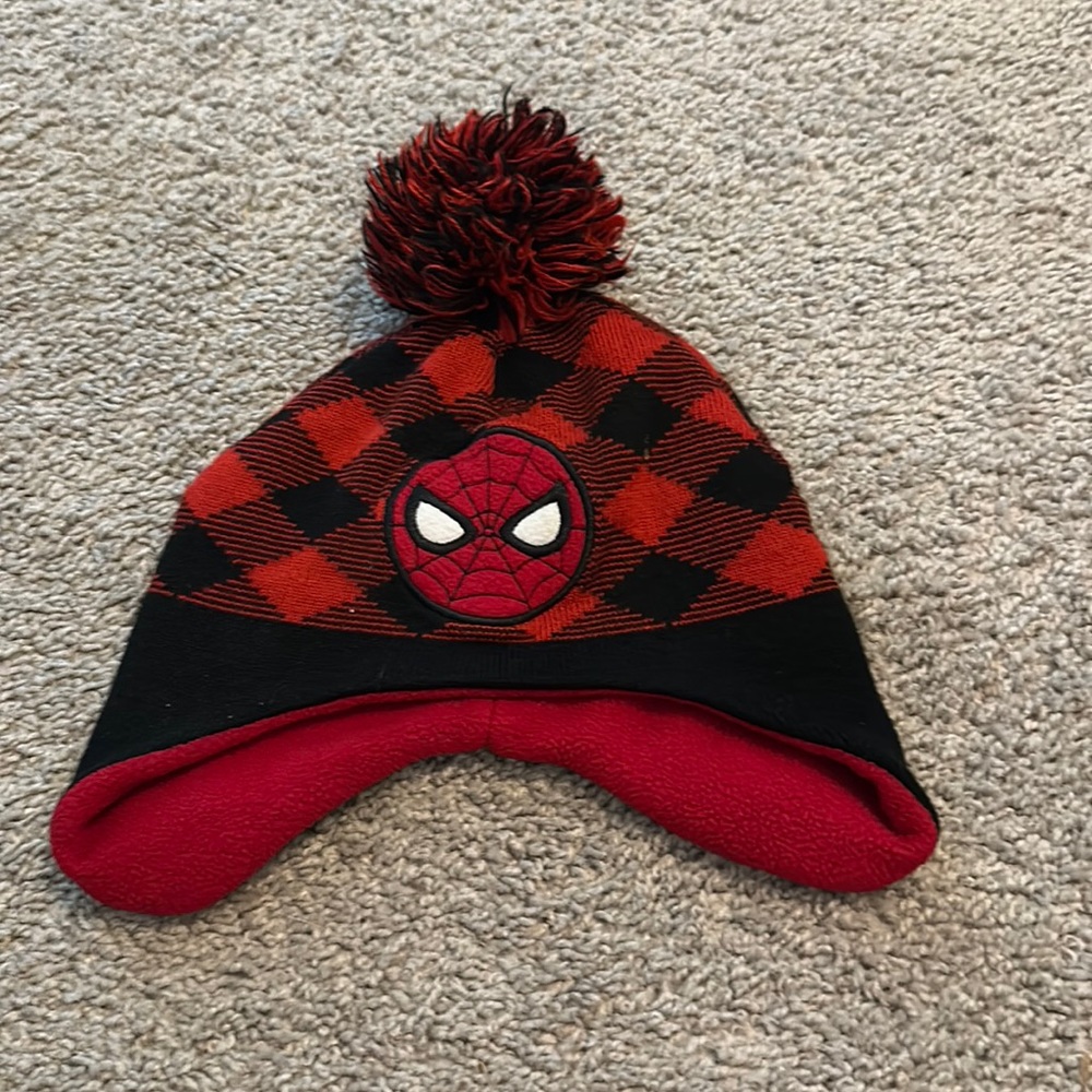 Spider man winter hat